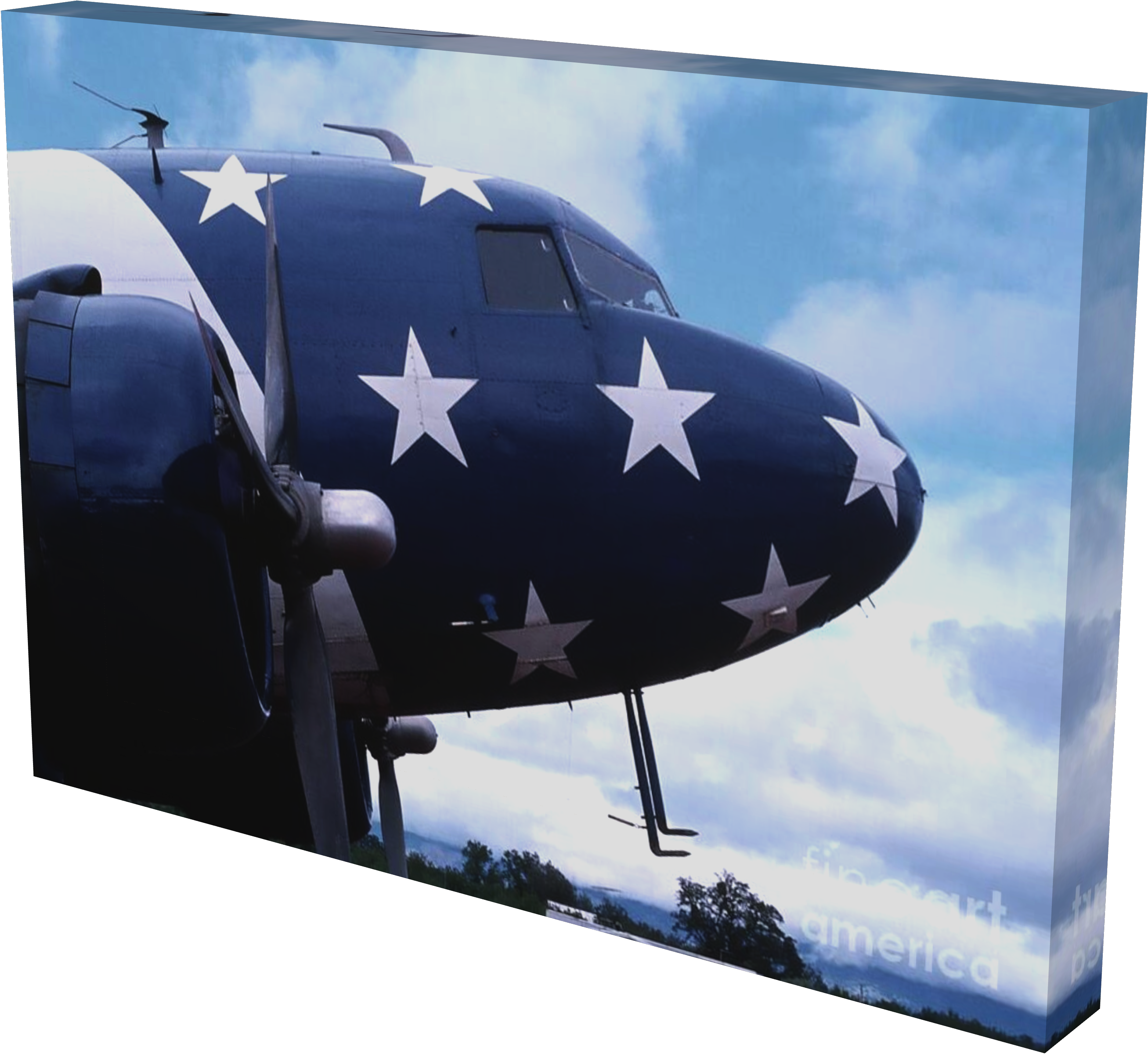 Star Spangled DC-3 Canvas Print